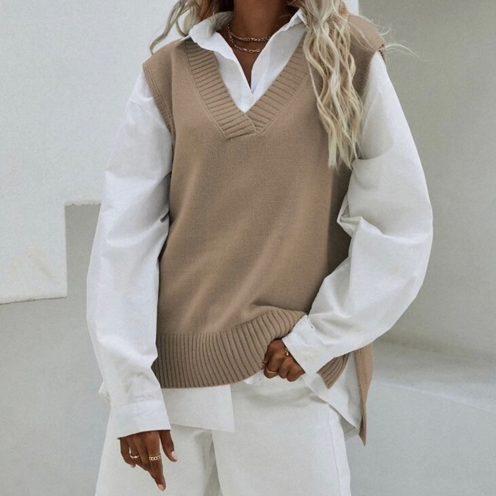V Neck Sweater Vest